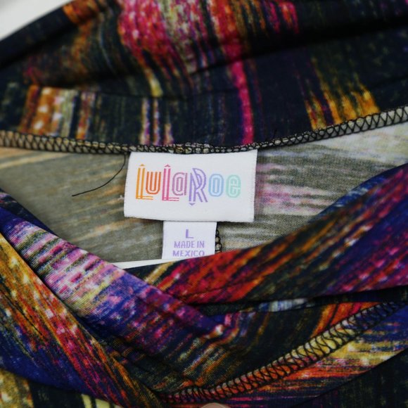 NEW LULAROE Amber Sweater Brushstrokes Watercolor - Picture 3 of 8